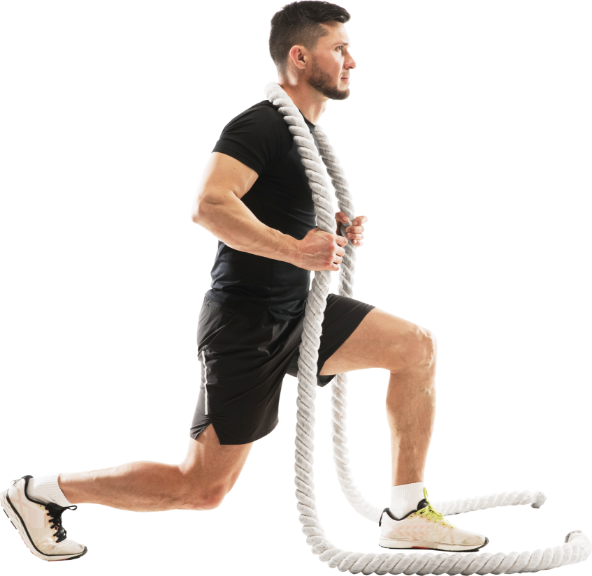 man with rope